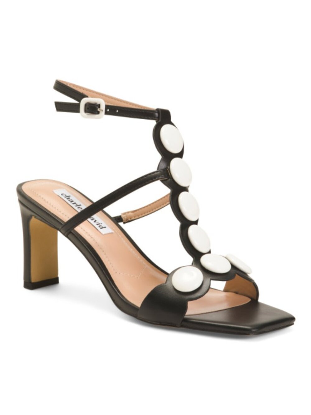 CHARLES DAVID Davos Heeled Sandals